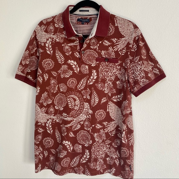 Ted Baker Other - Ted Baker London Men’s RARE jungle print polo